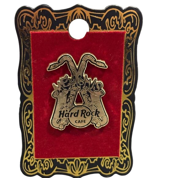 Hard Rock Cafe Memphis Saxophone Pin NEW 2007 - Picture 1 of 3